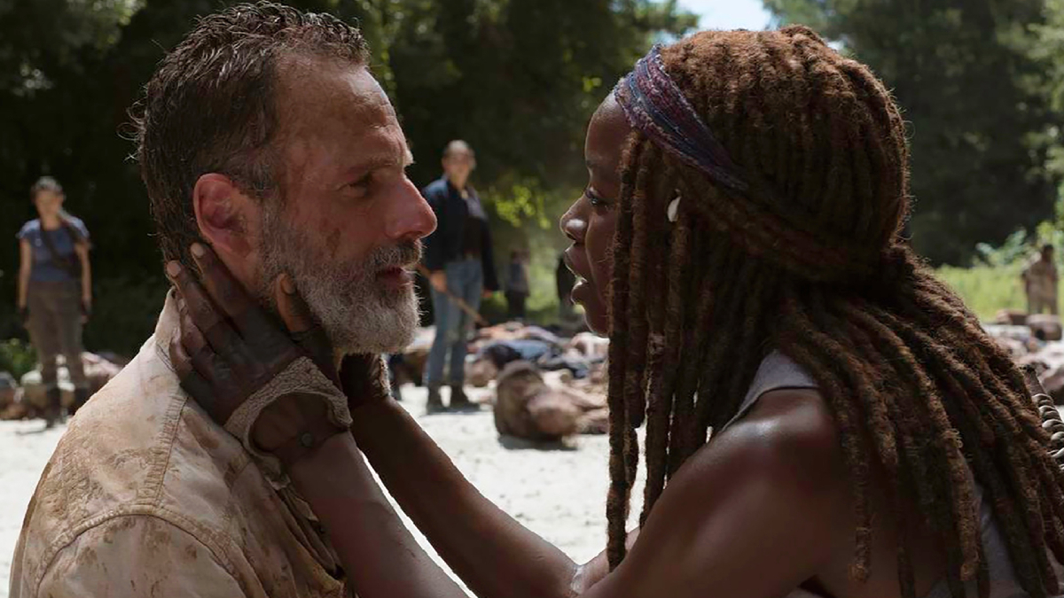 Michonne and Rick Grimes