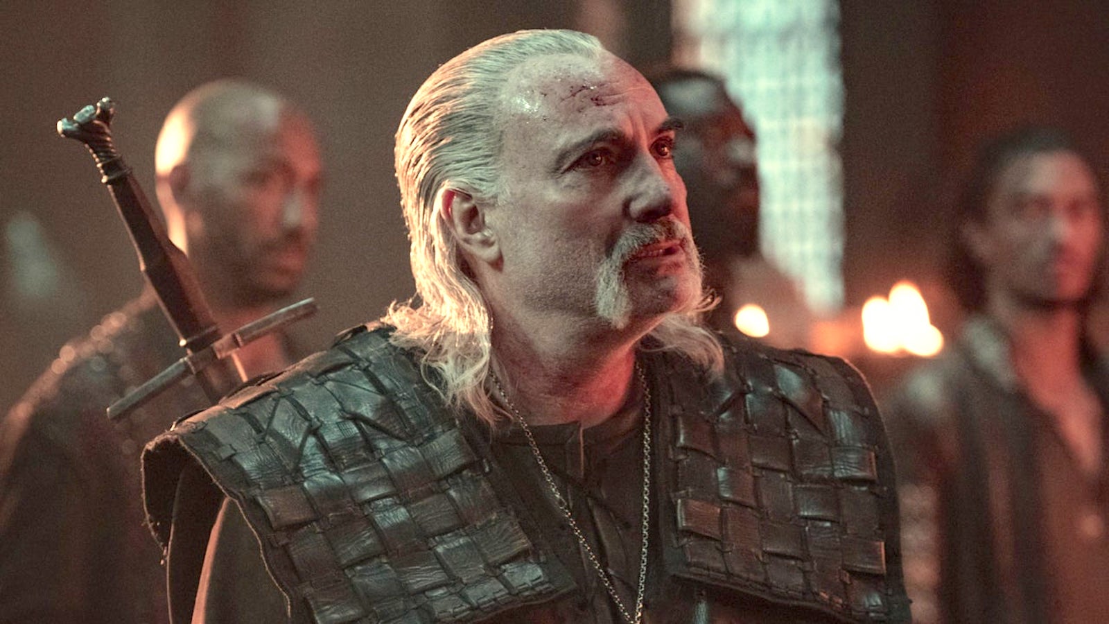 Kim Bodina as Vesemir in Netflix's 'The Witcher'