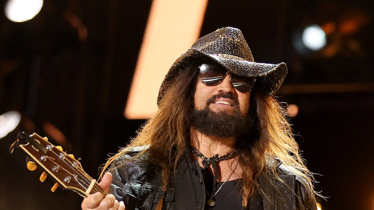 Billy Ray Cyrus performs during day 4 of CMA Fest 2022 at Nissan Stadium on June 12, 2022 in Nashville, Tennessee.