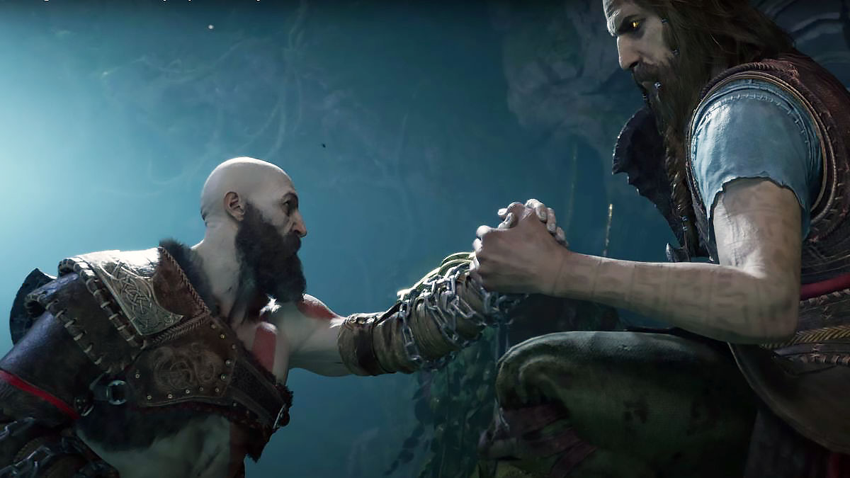 God of War Tyr and Kratos