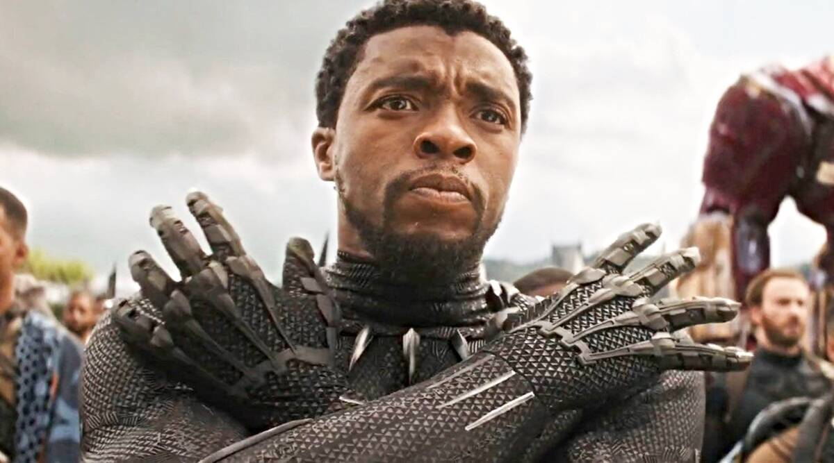 Chadwick Boseman as Black Panther in Avengers: Infinity War