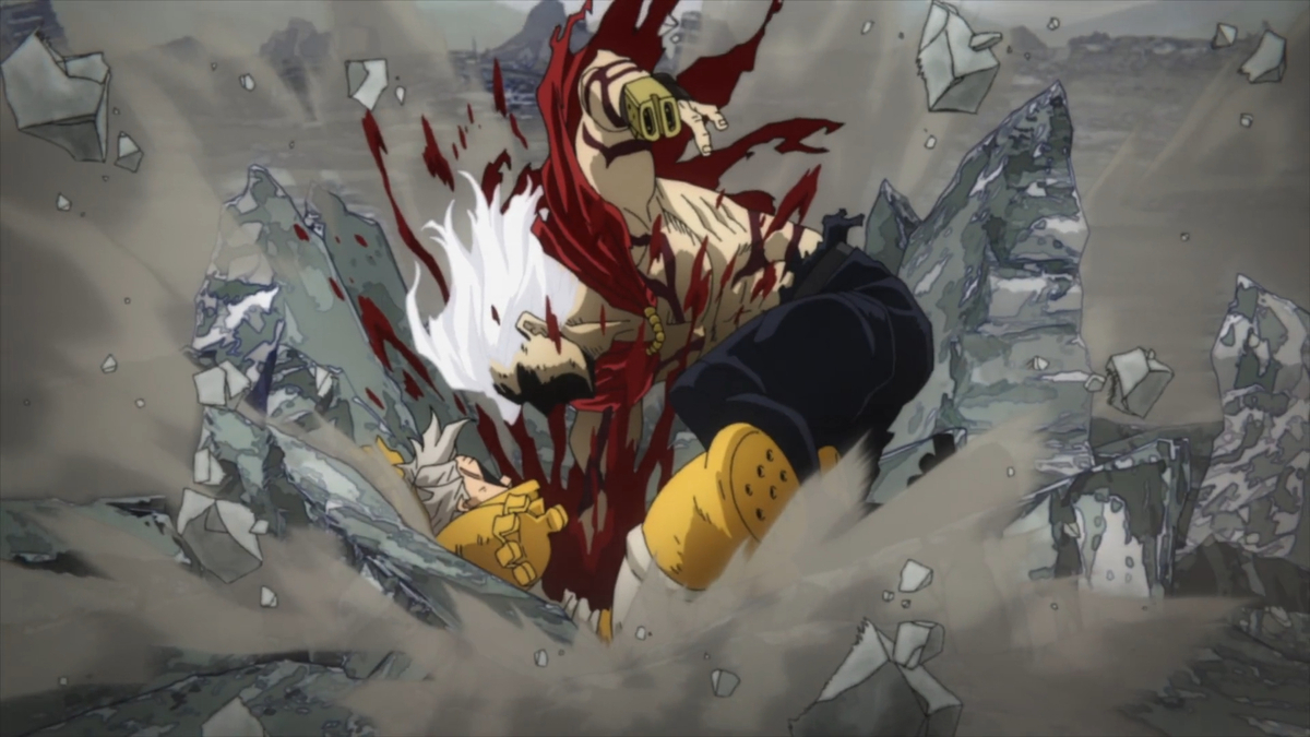 Shigaraki beats Gran Torino in My Hero Academia