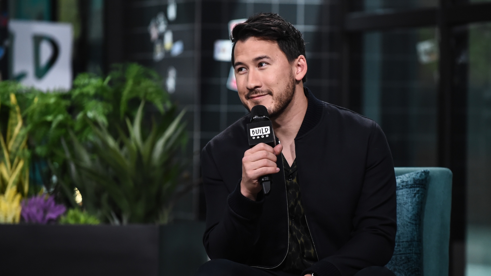 Markiplier at the Celebrities Visit Build - November 12, 2019