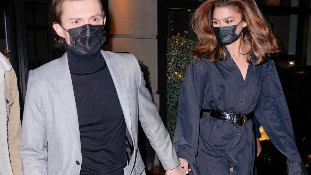 Tom Holland and Zendaya Celebrity Sightings In New York City - February 16, 2022