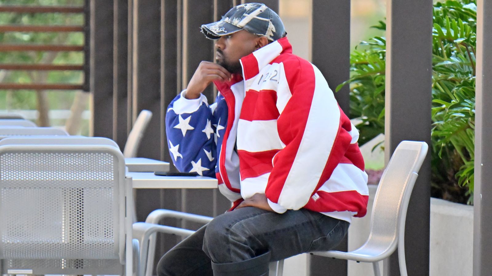 Kanye West is seen on November 27, 2022 in Los Angeles, California (Photo by MEGA/GC Images)