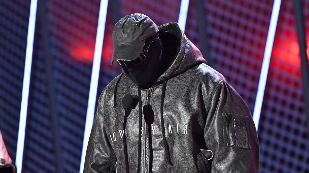 LOS ANGELES, CALIFORNIA - JUNE 26: Kanye West onstage during the 2022 BET Awards at Microsoft Theater on June 26, 2022 in Los Angeles, California.