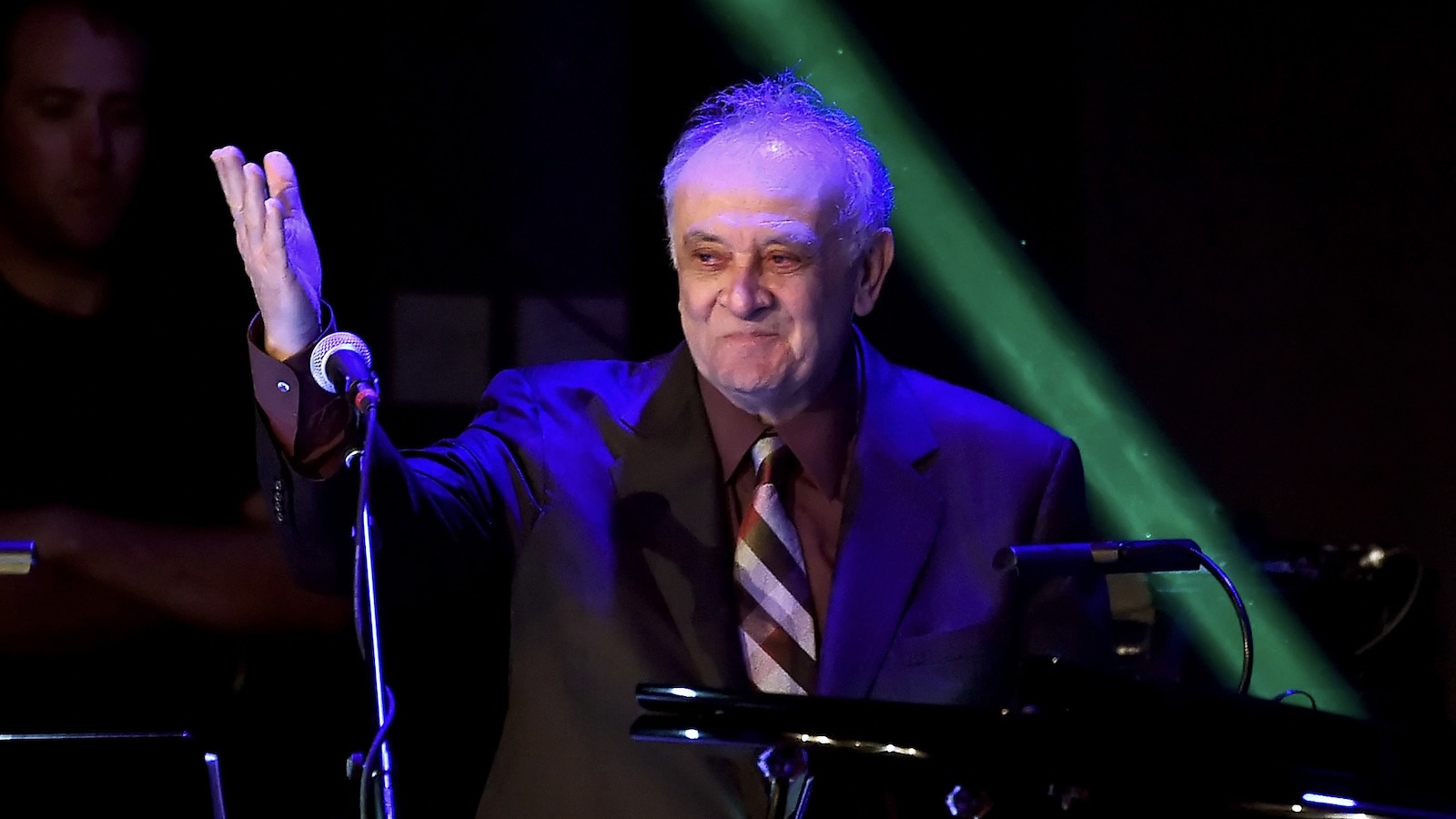 Angelo Badalamenti attends the David Lynch Foundation's DLF Live presents "The Music Of David Lynch" at The Theatre at Ace Hotel on April 1, 2015 in Los Angeles, California.