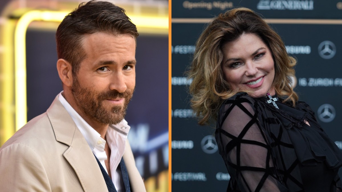 Ryan Reynolds and Shania Twain