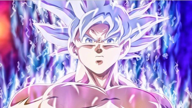 Ultra Instinct Goku powering up