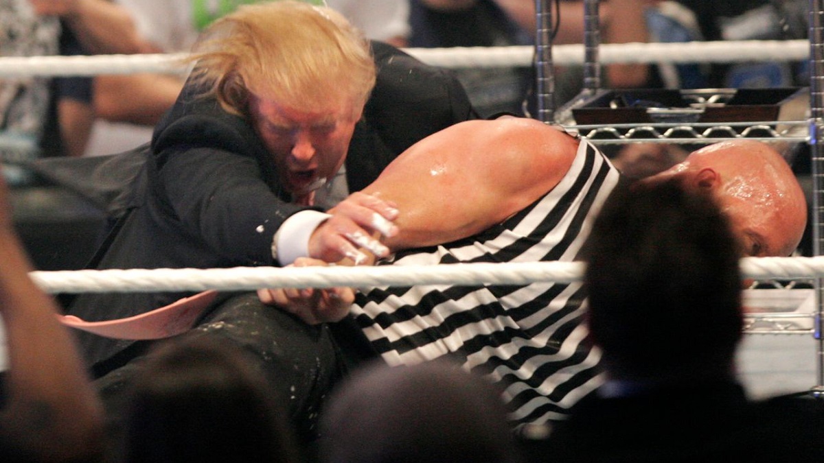 donald trump stone cold stunner