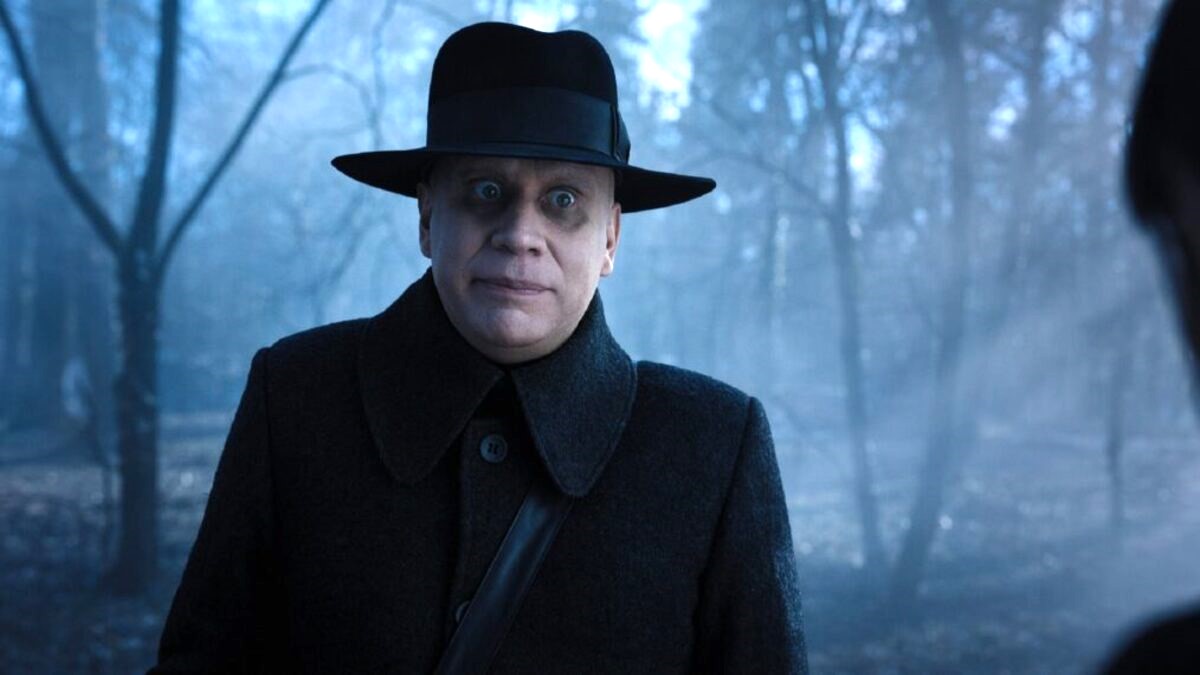 Fred Armisen as Uncle Fester Addams in 'Wednesday'