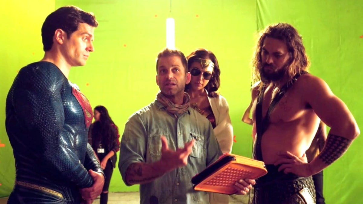 zack snyder justice league bts