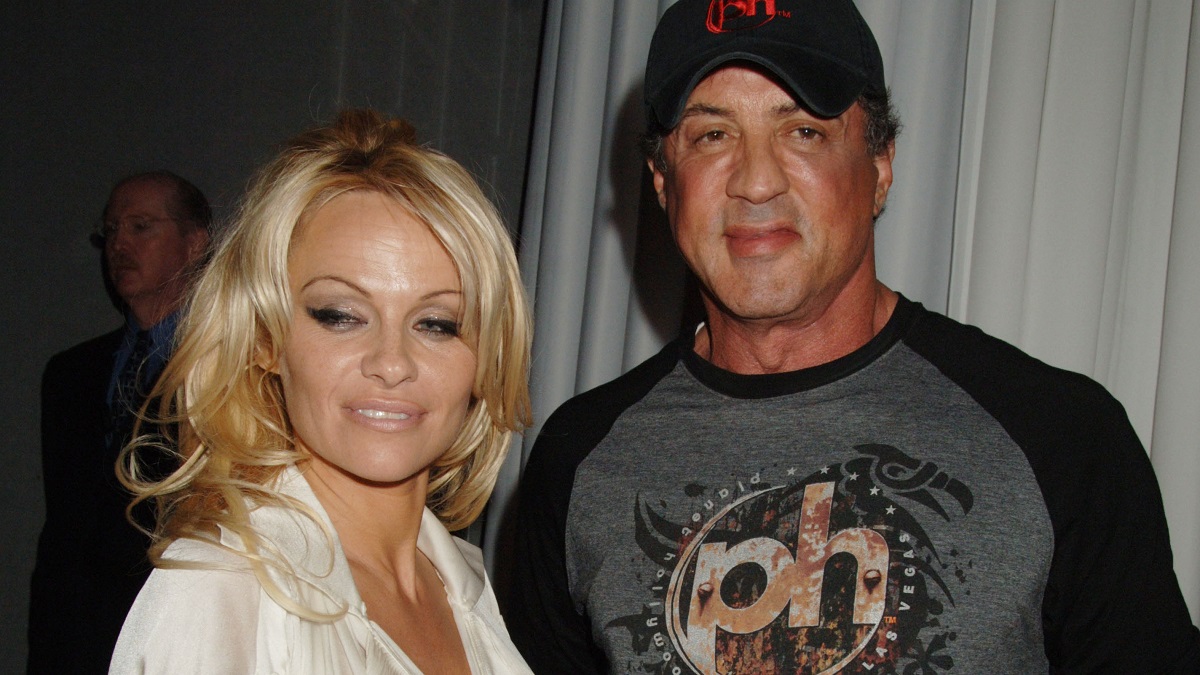 LAS VEGAS, NEVADA - NOVEMBER 16: (EMBARGOED FOR PUBLICATION IN UK TABLOID NEWSPAPERS UNTIL 48 HOURS AFTER CREATE DATE AND TIME) (L-R) Pamela Anderson and Sylvester Stallone attend the first night party of the Planet Hollywood Resort & Casino Grand opening on November 16, 2007 which featured performances by Bruce Willis and his Blues Band in the Casino Ballroom, in Las Vegas, Nevada.