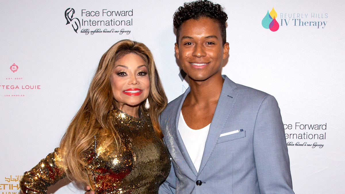 (L) La Toya Jackson (R) Jaafar Jackson