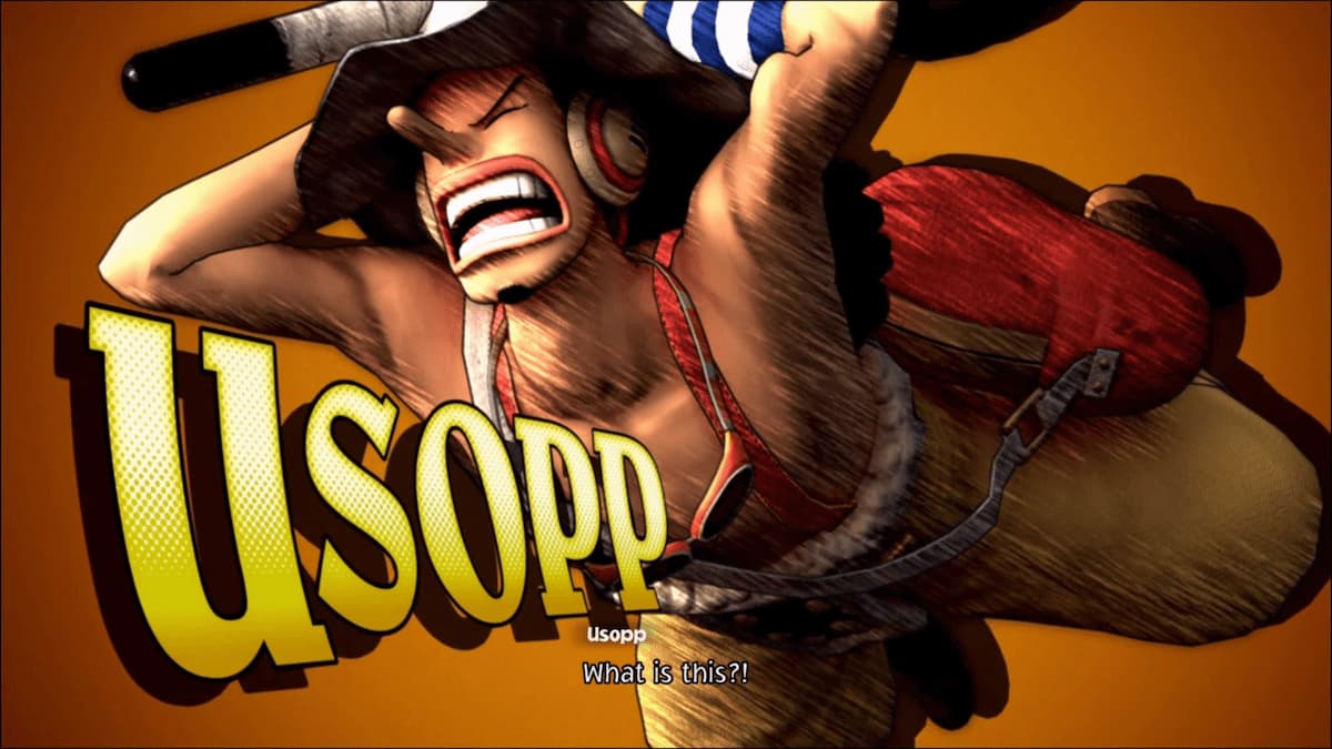 Usopp in One Piece Odyssey