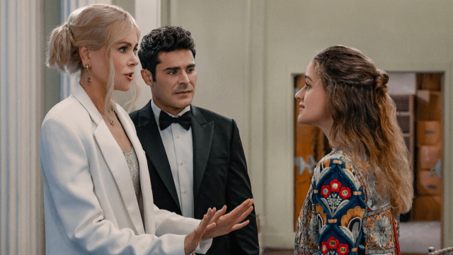 Nicole Kidman, Zac Efron, and Joey King in a scene from 'A Family Affair'