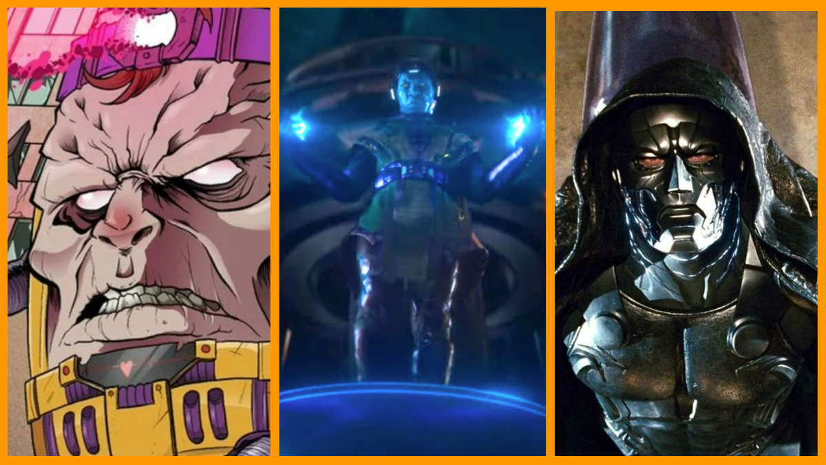 MODOK, Kang, and Doctor Doom