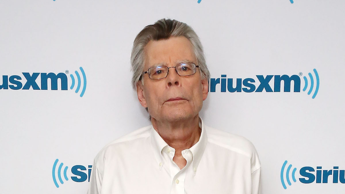 Stephen King visits the SiriusXM Studios on September 26, 2017 in New York City.