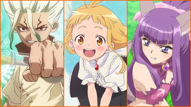 Dr. Stone, The Klutzy Witch and Tokyo Mew Mew New