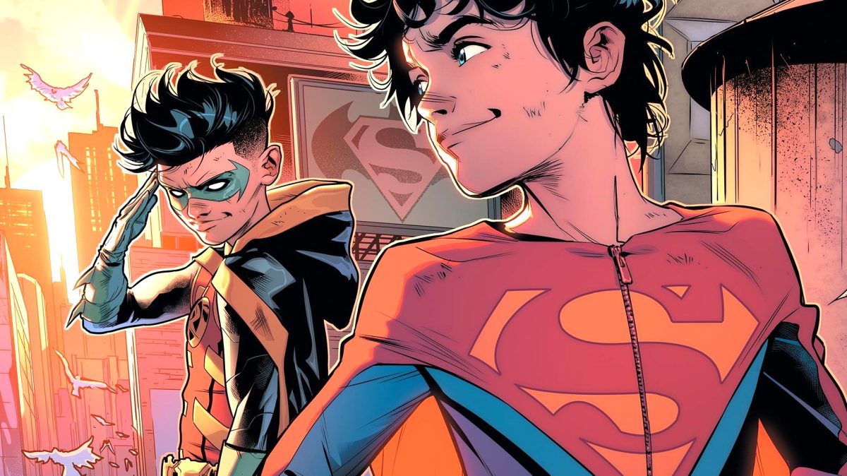 Damian Wayne and Jon Kent Super-Sons