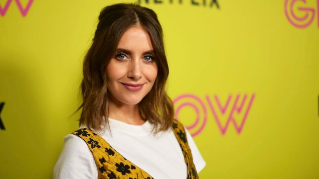 LOS ANGELES, CA - JULY 29: Alison Brie attends Netflix's "Glow" celebrates its 10 Emmy Nominations with Roller-Skating event at World on Wheels on July 29, 2018 in Los Angeles, California.
