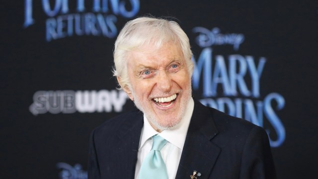 LOS ANGELES, CALIFORNIA - NOVEMBER 29: Dick Van Dyke arrives to the World Premiere Of Disney's "Mary Poppins Returns" held at The Dolby Theatre on November 29, 2018 in Los Angeles, California.