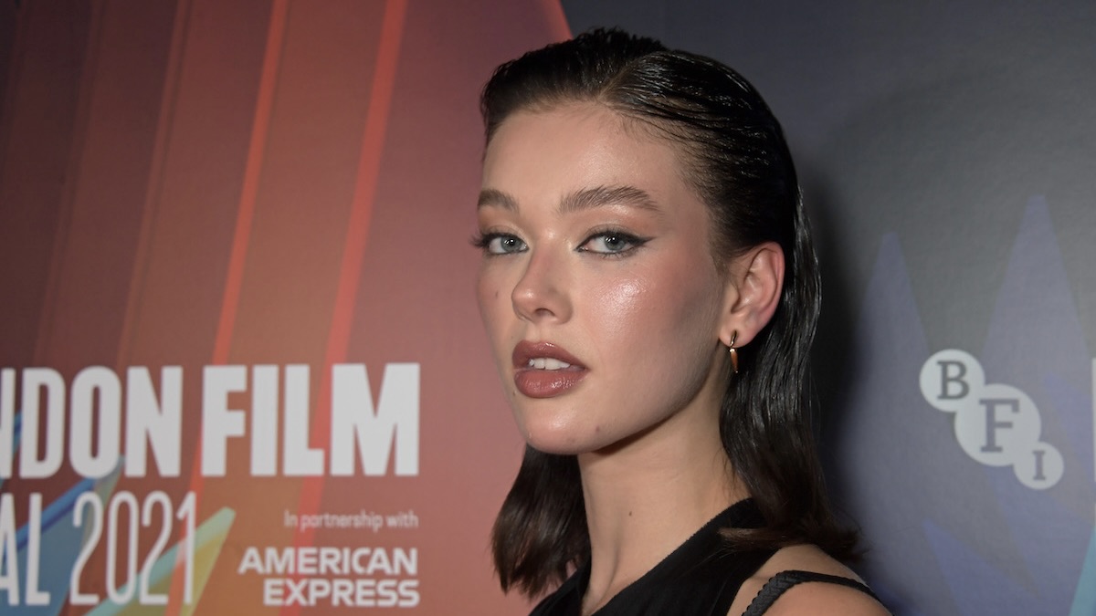 LONDON, ENGLAND - OCTOBER 15: Jessica Alexander attends the UK Premiere of "A Banquet" during the 65th BFI London Film Festival at the Curzon Soho on October 15, 2021 in London, England.