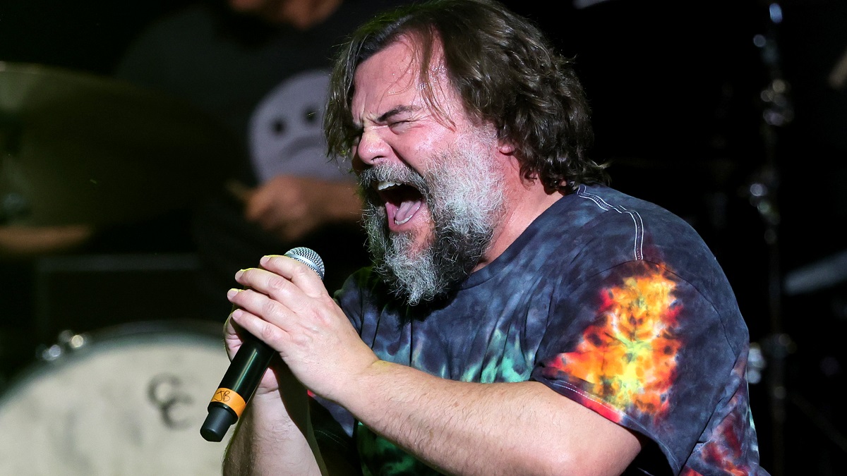 LAS VEGAS, NEVADA - DECEMBER 30: Actor/recording artist Jack Black of Tenacious D performs at The Theater at Virgin Hotels Las Vegas on December 30, 2022 in Las Vegas, Nevada.