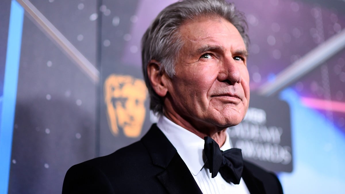 BEVERLY HILLS, CA - OCTOBER 30: Honoree Harrison Ford attends the 2015 Jaguar Land Rover British Academy Britannia Awards presented by American Airlines at The Beverly Hilton Hotel on October 30, 2015 in Beverly Hills, California.