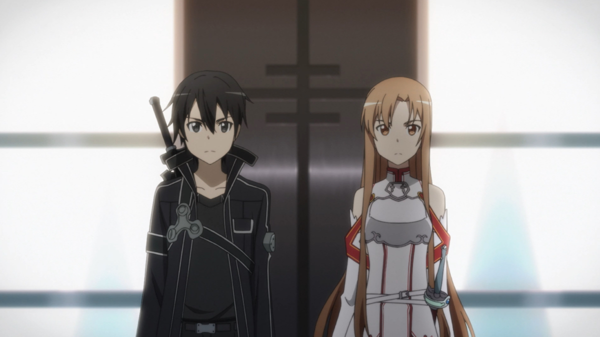 Kirito and Asuna from Sword Art Online