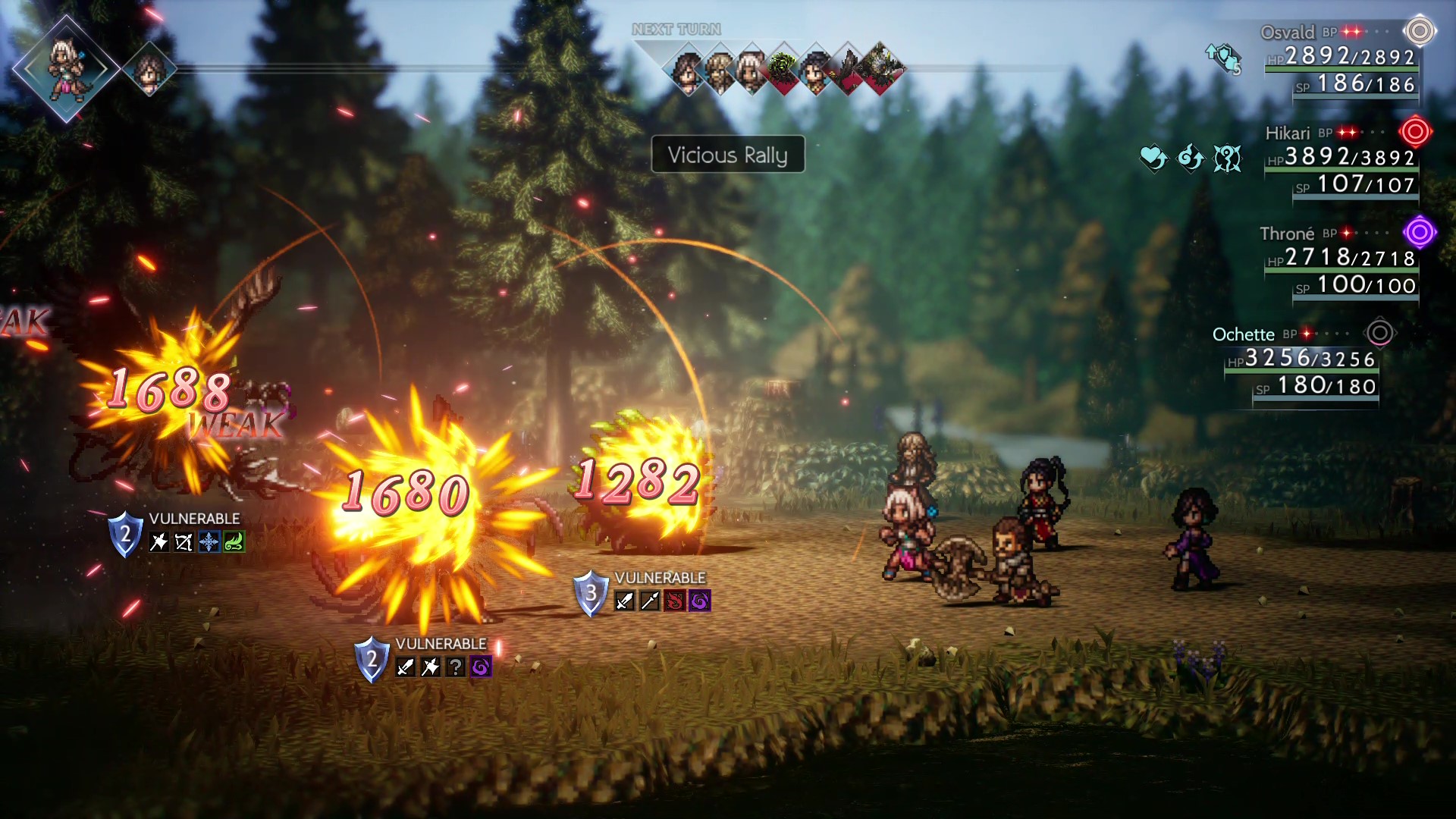 Octopath Traveler II Combat