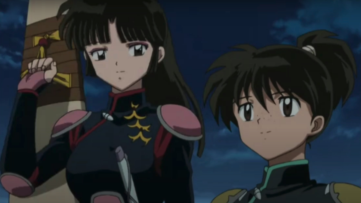 Sango and Kohaku in Inuyasha.