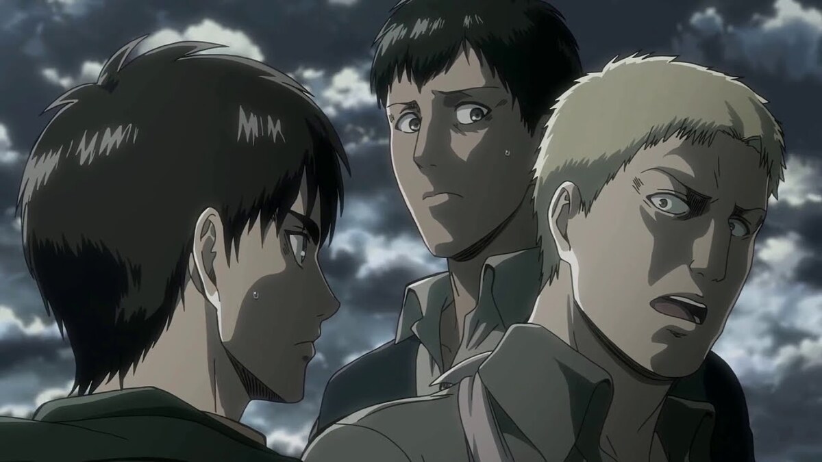 Eren, Bertholdt, and Reiner from 'Attack on Titan'