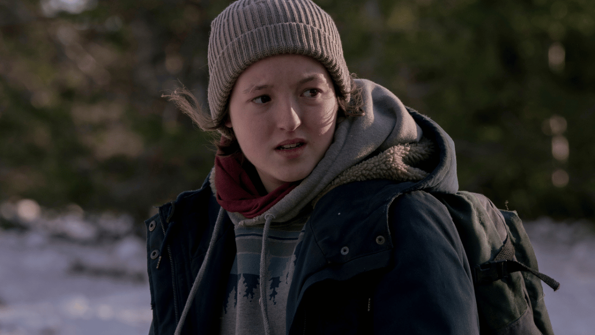 Ellie (Bella Ramsey) in winter attire