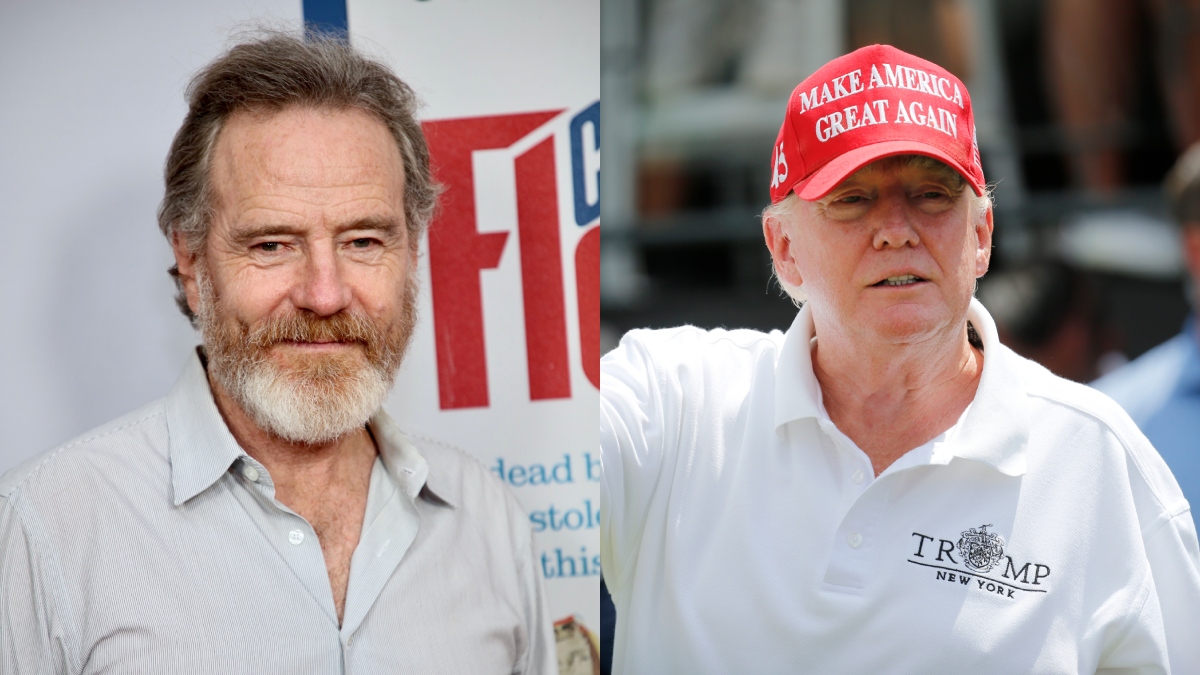 Bryan Cranston Donald Trump Getty