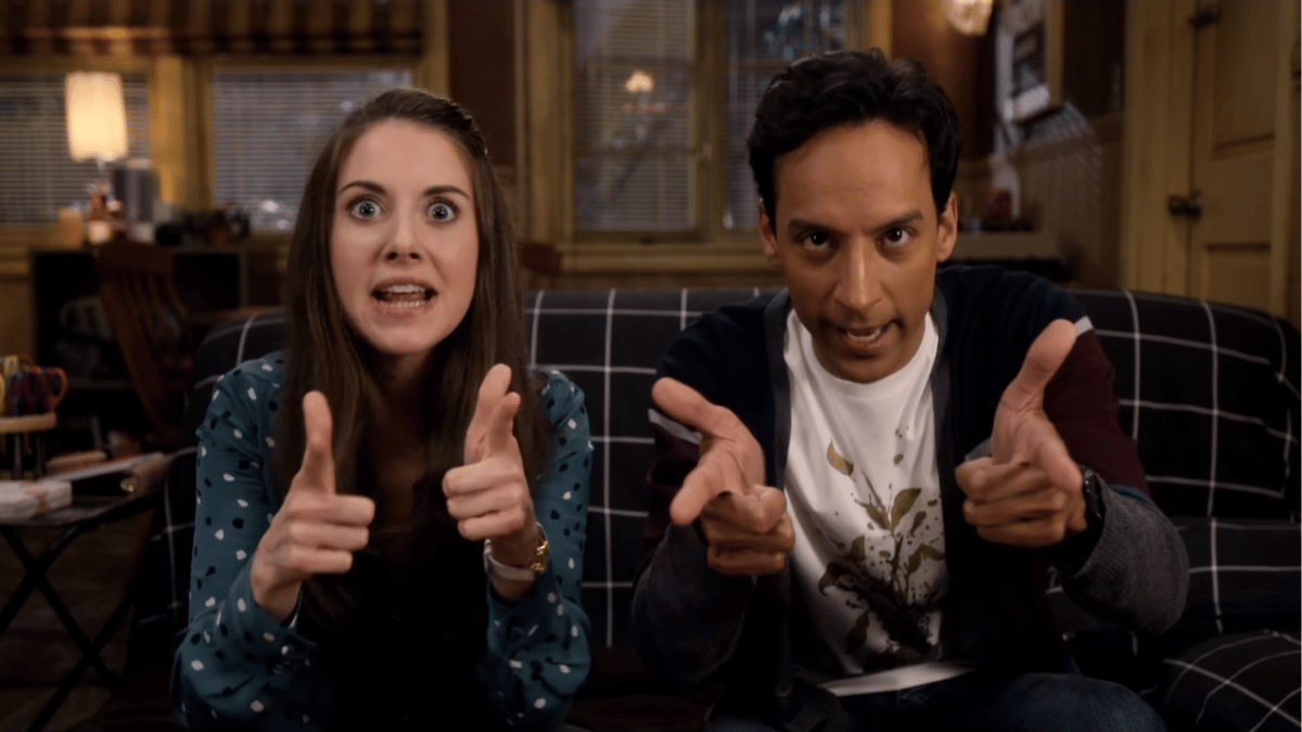 Alison Brie and Danny Pudi on 'Community'