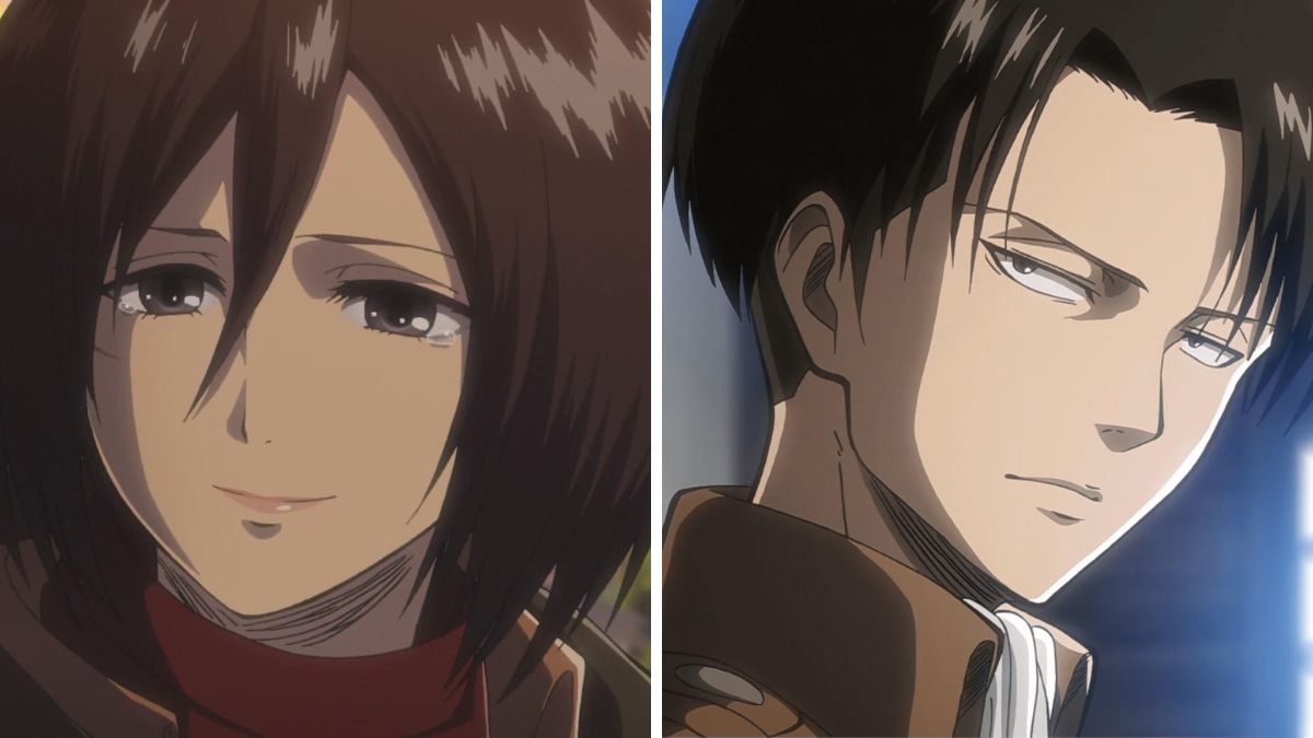 Mikasa Ackerman and Levi Ackerman Attack on Titan