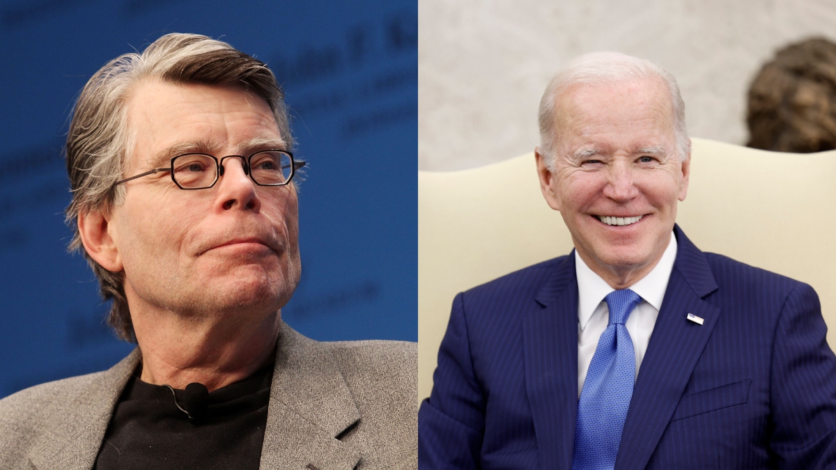 Stephen King Joe Biden Getty