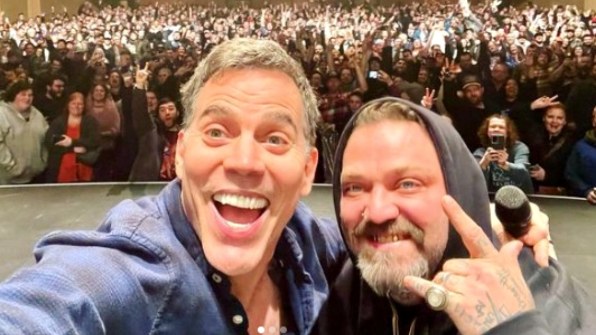 Screenshot of Steve-O's Instagram photo with Bam Margera