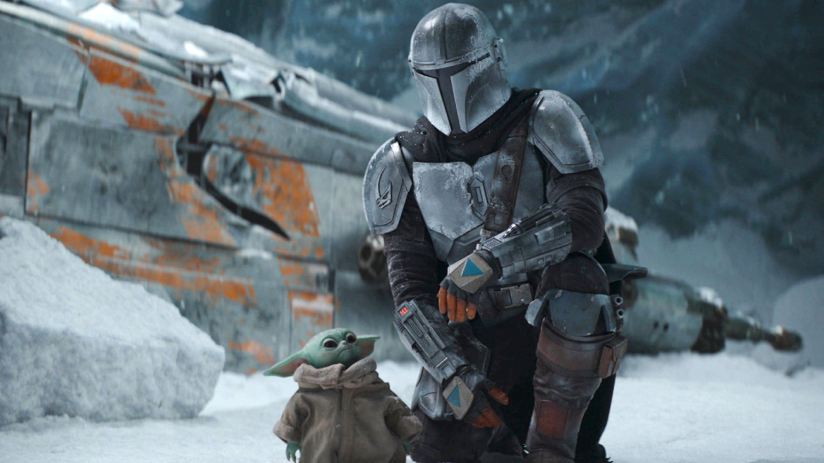 Still image of 'The Mandalorian' on Disney Plus