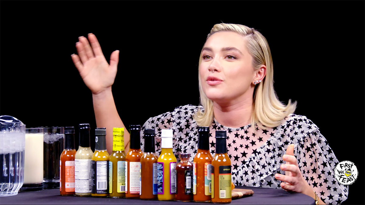 Florence Pugh, Hot Ones Interview