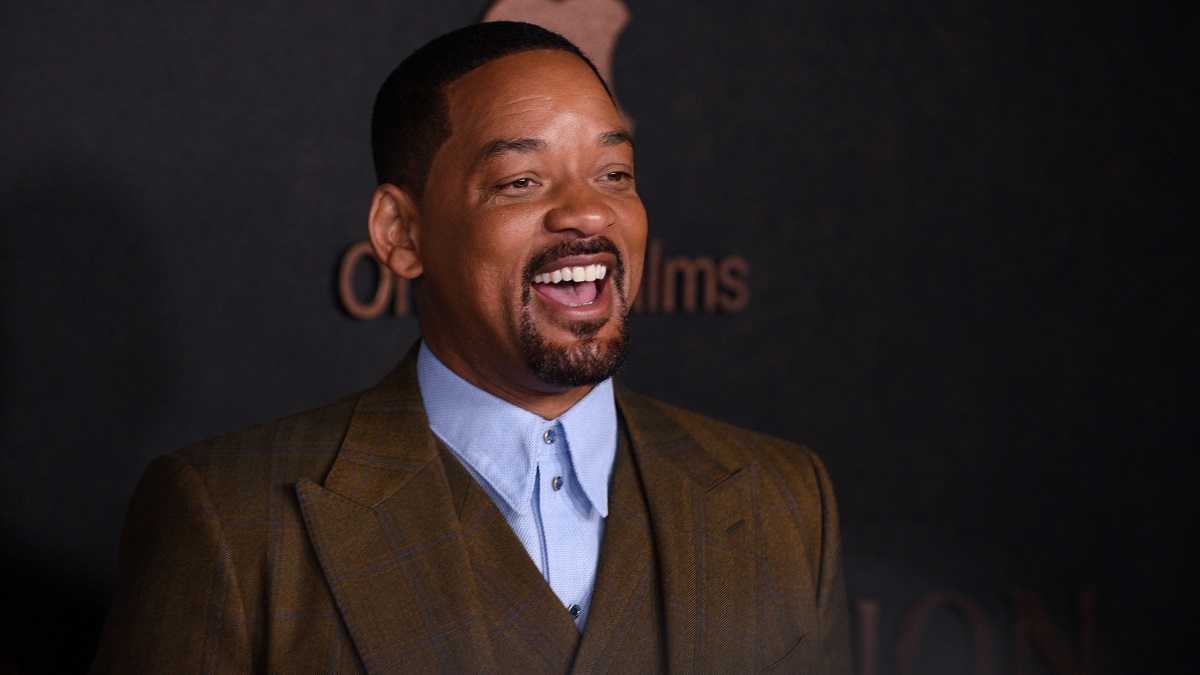 LONDON, ENGLAND - DECEMBER 02: Will Smith arrives at the European premiere of "Emancipation" at Vue West End on December 2, 2022 in London, England.