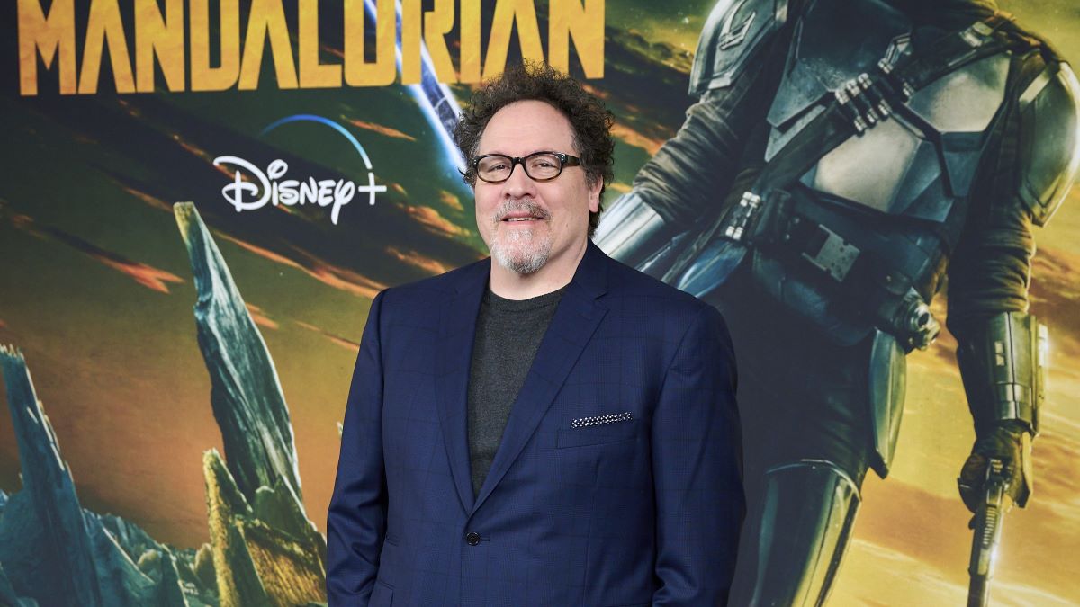 Director Jon Favreau promotes the third season of the original Disney+ series, Star Wars: The Mandalorian at the Ritz Carlton Hotel on February 21, 2023 in Madrid, Spain. (Photo by Carlos Alvarez/Getty Images)