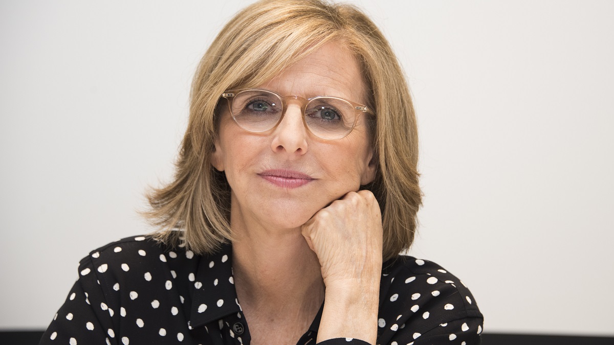 BEVERLY HILLS, CA - AUGUST 25: Nancy Meyers at the "Home Again" Press Conference at the Four Seasons Hotel on August 23, 2017 in Beverly Hills, California.