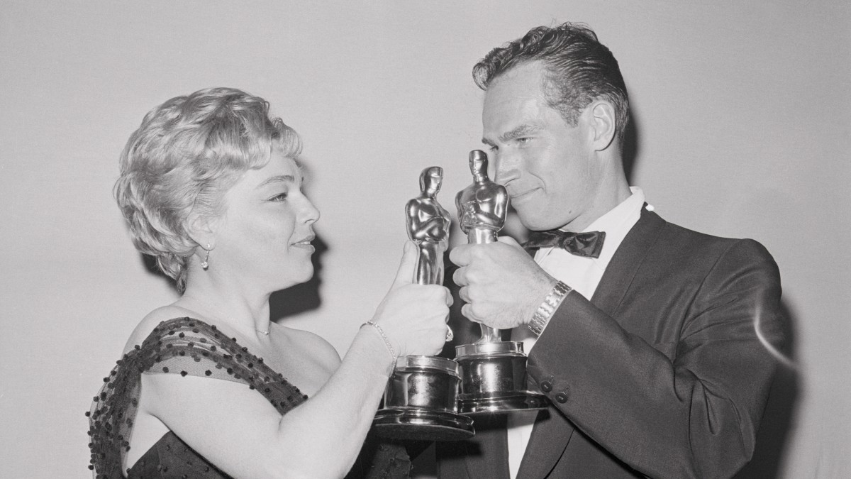 Charlton Heston and Simone Signoret - Getty