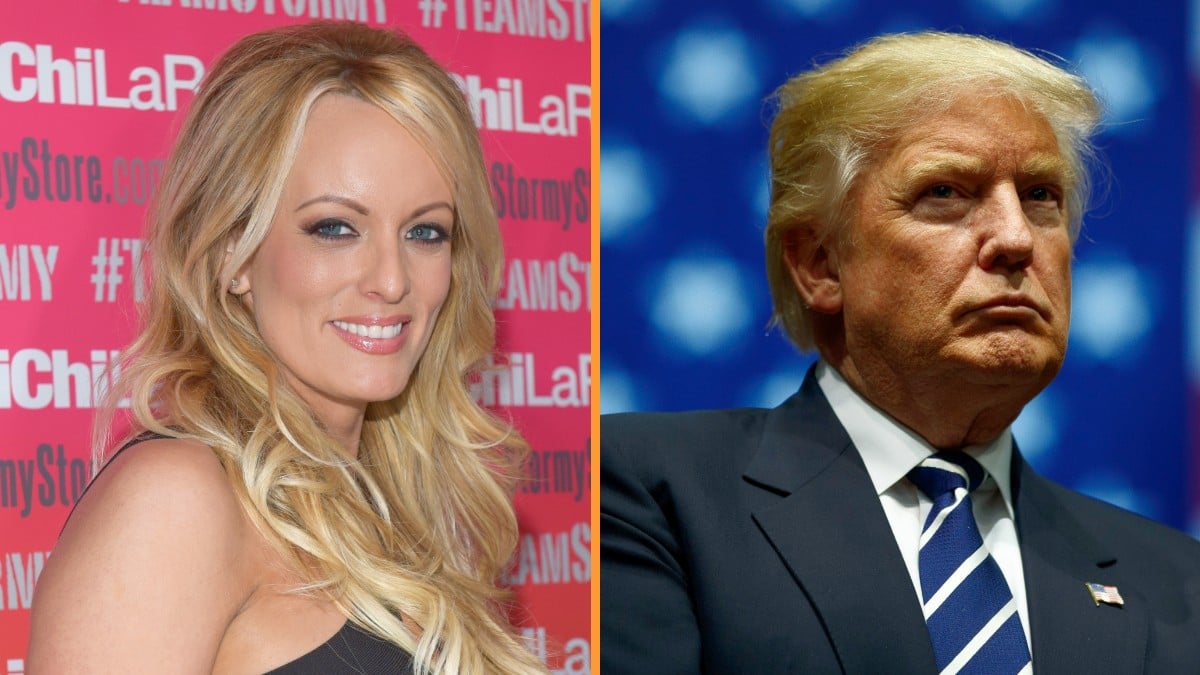 Stormy Daniels and Donald Trump - Getty