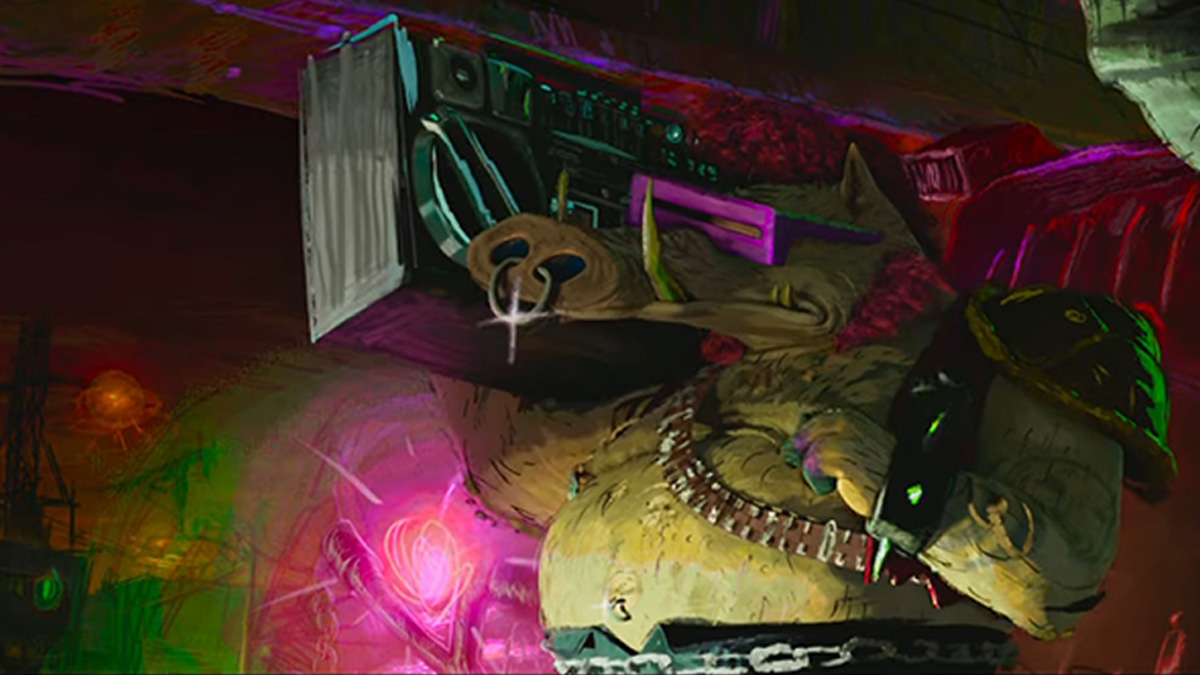 Bebop as he appears in Teenage Mutant Ninja Turtles: Mutant Mayhem/ Youtube