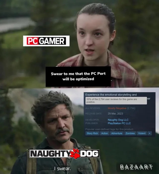 TLOU PC Meme