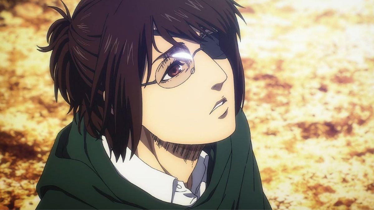 Hange Zoe in part 3 of 'Attack on Titan: The Final Season'