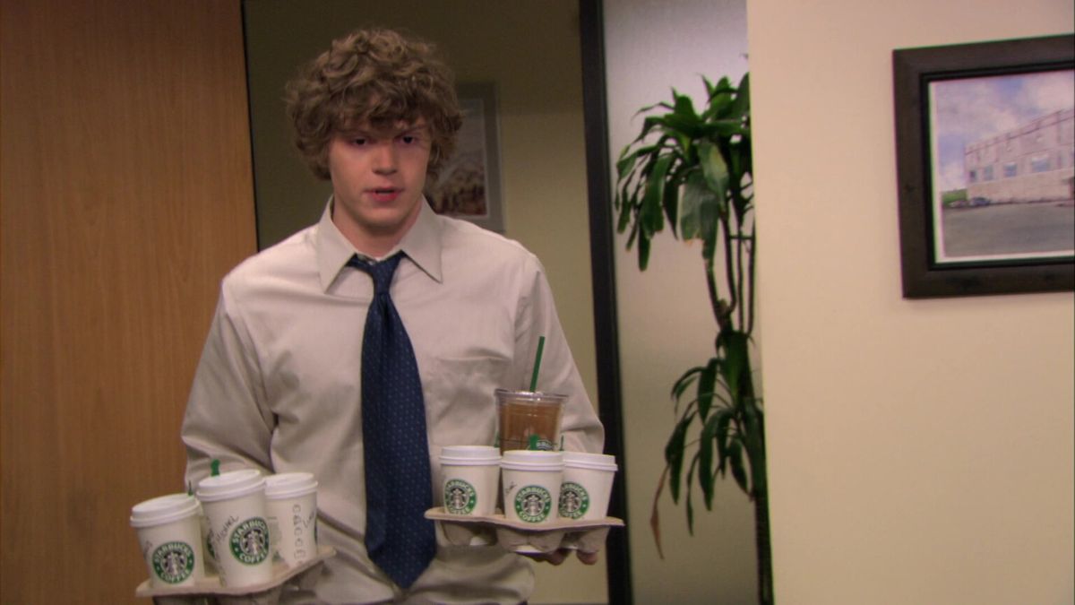 Evan Peters in The Office